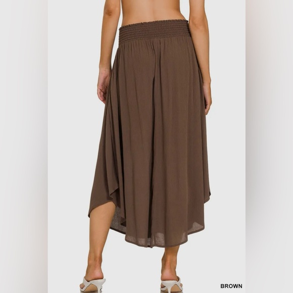 Skirt / Zenana Smocked Waist Maxi - Picture 2 of 2